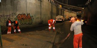 OOSL inicia labores de limpieza en distribuidores viales de la capital poblana