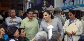 Claudia Rivera Vivanco atiende necesidades de vecinos de la colonia Maestro Federal