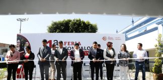 Karina Pérez Popoca inaugura la primera Feria con Valor Educativo