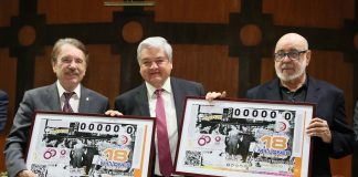 Lotería Nacional lanza billete conmemorativo por el 60 aniversario de Canal Once