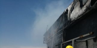Incendio en la Torre Titanium es controlado gracias a Protección Civil San Andrés Cholula