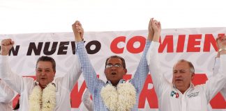 Alberto Jiménez Merino inicia su campaña como candidato a la gobernatura por el PRI