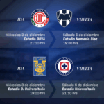 Semifinales del Apertura 2025: equipos, días y horarios